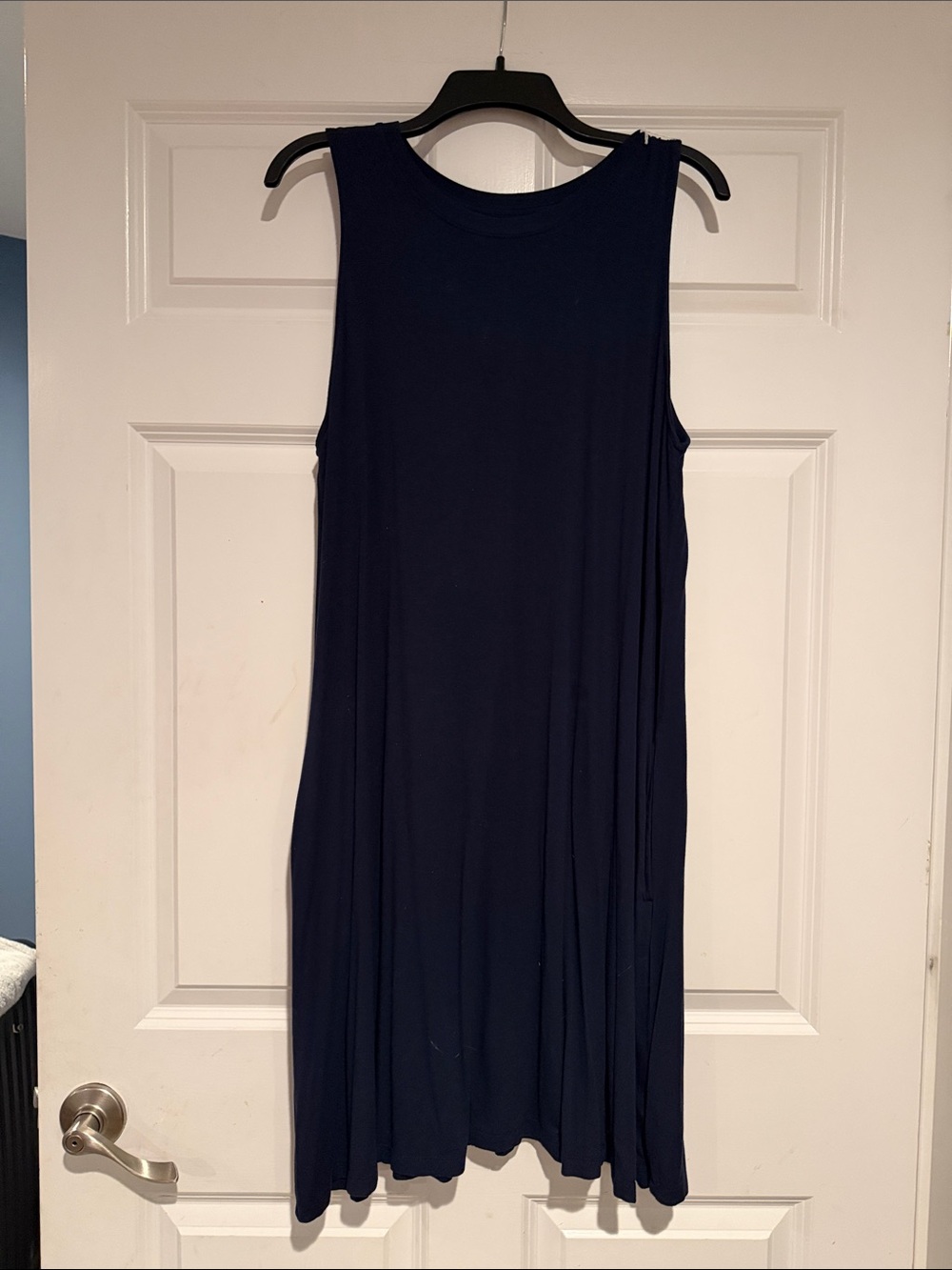 Time and Tru Sleeveless Midi Dress in Navy